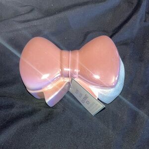Brand New Small Pink Bow Trinket Box